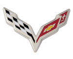 Значёк "Corvette 2014" хром